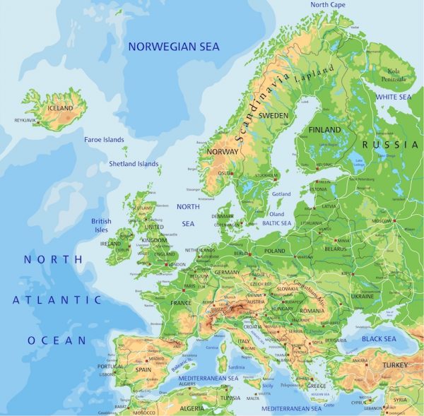 15 mejores países para visitar en Europa (con mapa)