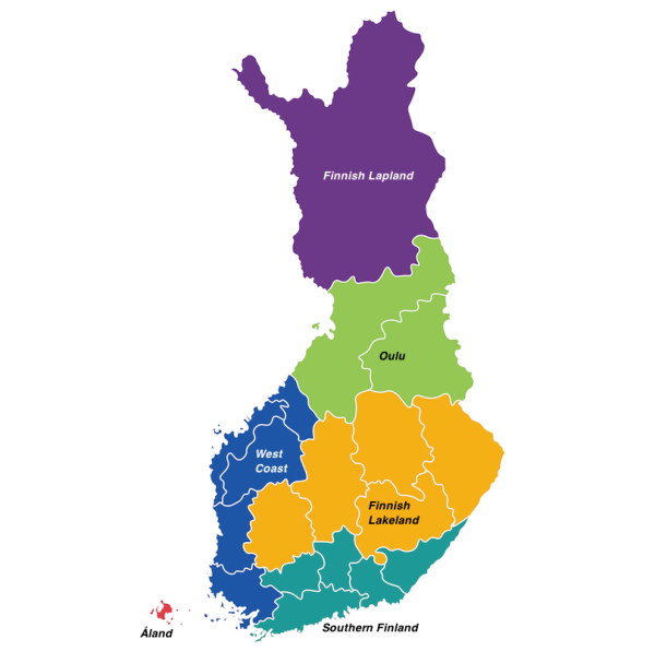Las 6 regiones más bellas de Finlandia (con mapa)