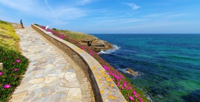 El Paseo Marítimo de Foz en Lugo España