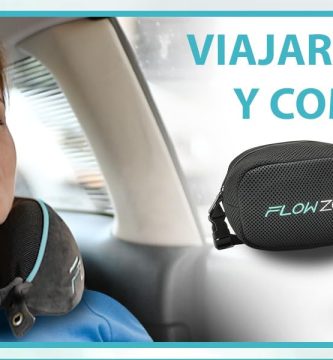Almohada de viaje viscoelástica para cuello en Amazon